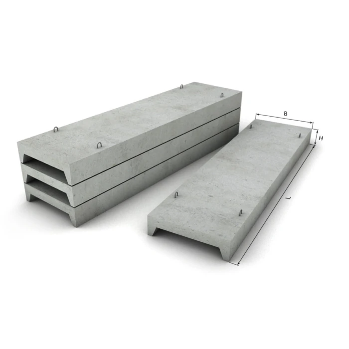 Монолитная ребристая плита перекрытия 3ПГ 6-1 АтV